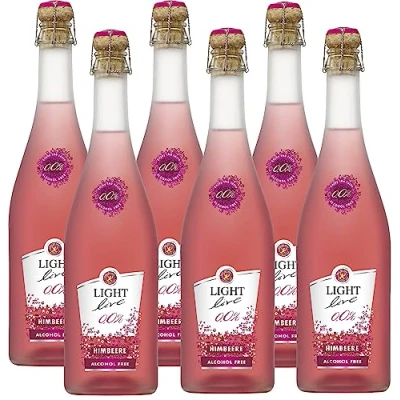Abbildung von LIGHT live alkoholfrei 0,0% Sparkling Himbeere (6 x 0,75 l)