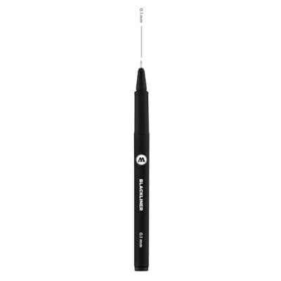Abbildung von Molotow Blackliner 0,1mm schwarz