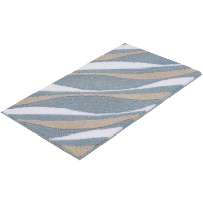 Abbildung von Kleine Wolke Badematte &quot;Dream&quot;, Höhe 20 mm, rutschhemmend beschichtet, fußbodenheizungsgeeignet, Badteppich, Wellen Design