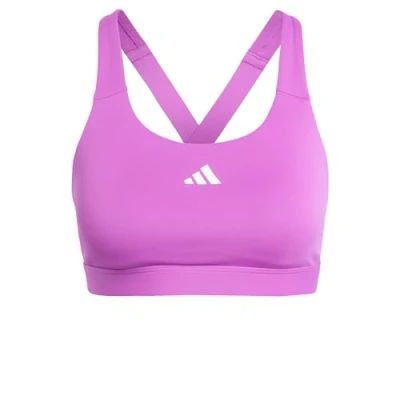 Abbildung von adidas Performance HIGH Support BRA Sportbh mit starker Stützkraft, Damen, Größe: XSxA B, Purple burst