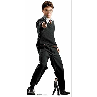 Abbildung von Harry Potter Hogwarts Lebensgroßer Pappaufsteller Standy Größe 74x160 cm
