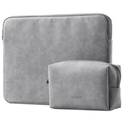 Abbildung von UGREEN wasserdichte 13,3 14 Zoll Laptoptasche 360Rundumschutz Laptophülle Kompatibel mit MacBook Air M2/M1, Pro Surface Laptop 5/4/3, X/8, HP Spectre x360 13, Envy Lenovo