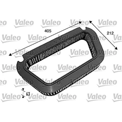 Abbildung von VALEO CLIMFILTER PROTECT 698792 Innenraumfilter Aktivkohlefilter 405 212 58 AUDI: A8 D3