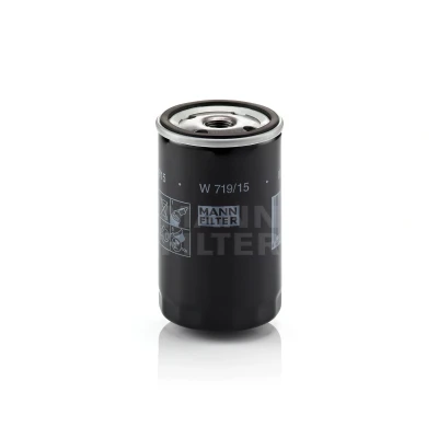 Abbildung von MANN FILTER W 719/15 Ölfilter 3/4 16 UNF mit einem Rücklaufsperrventil Anschraubfilter BMW: 3 Cabrio, Limousine, 5 CITROËN: SM Coupe