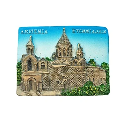 Abbildung von EchmiAdzin Kühlschrankmagnet Armenien, 3D Reiseaufkleber, Souvenirs Kollektion, Heim und Küchendekoration, Armenien aus China