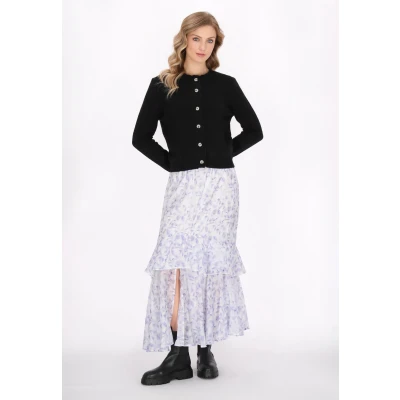Abbildung von Strickjacke SCHMUDDELWEDDA XS/S / Black 44% Polyamide 34% Acrylic 22% Polyester