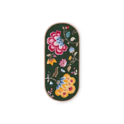 Abbildung von PIP STUDIO Fantasy Green Kuchenplatte 33x15,5cm