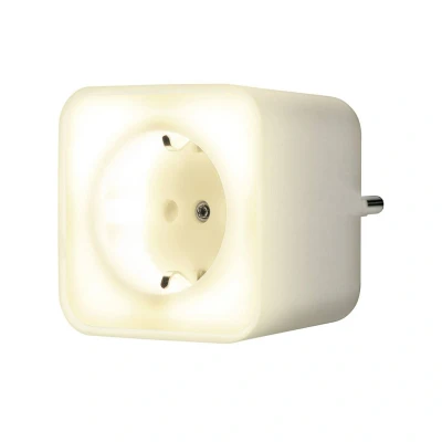 Abbildung von LEDVANCE Smarte Steckdose mit Bluetooth Mesh Technologie und integriertem Nachtlicht zur Einbindung konventioneller Geräte ins Smart Home, steuerbar Alexa, Google Apple, NIGHTLIGHT PLUG,1 Pack