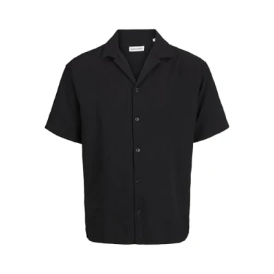 Abbildung von Jack &amp; Jones Jjematteo Resort Shirt Hemd, Herren, Größe: Large, Black