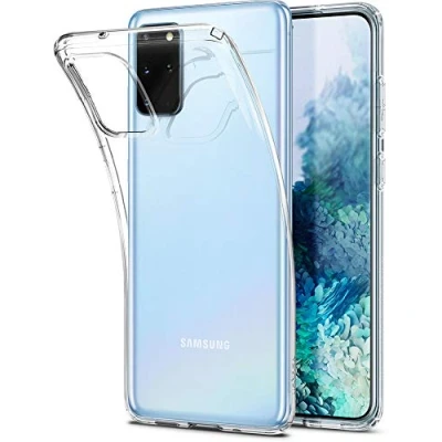 Abbildung von Samsung Galaxy S20 Plus Hülle Silikon Spigen Soft Case/Backcover Handyhülle Transparent