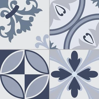Abbildung von CAVALIER BLUE 16.5 x Feinsteinzeug Wand und Bodenfliese Keramikfliese Fliese