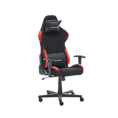 Abbildung von Robas Lund DX Racer 1.2 FD01 /NR NEW Gaming / Büro Schreibtischstuhl, mit Wippfunktion Stuhl Höhenverstellbarer Drehstuhl PC Ergonomischer Chefsessel, schwarz rot