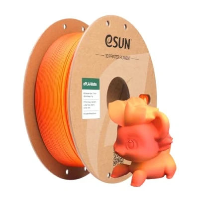 Abbildung von eSUN Matte Rainbow PLA Filament 1.75mm, Multicolored 3D Drucker PLA, 1KG Spule (2.2 LBS) Gradient Changing für Drucker, Sunburst Farbe