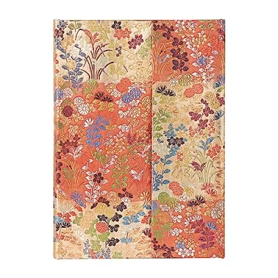 Abbildung von Kara ori (Japanese Kimono) Midi Hardback Address Book (Wrap Closure)