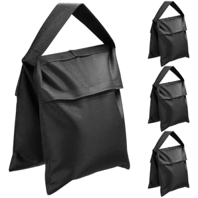 Abbildung von QWORK® 4 Stück Nylon Sandsäcke für Fotostativ, Perfekt Fotografie &amp; GegenGewichte
