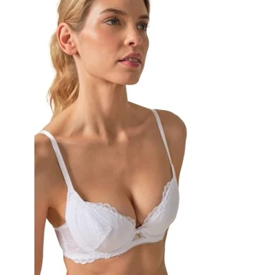 Abbildung von Gossard Superboost Padded Plunge BRA Pushup BH, Damen, Größe: 90DD, White
