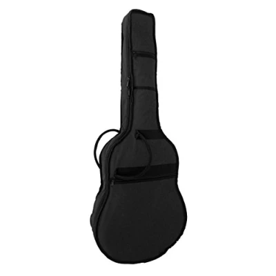 Abbildung von MSA GITARRENTASCHE FÜR KONZERTGITARREN/KLASSIKGITARREN RUCKSACKGARNITUR Griff SCHWARZ 450 NYLONSTOFF REIßVERSCHLUSS Verschiedene GRÖßEN + GRATIS GITARRENGURT (Tasche 78 für 4/4 Gitarren)