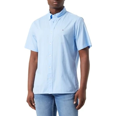 Abbildung von Tommy Hilfiger FLEX Hemd, Herren, Größe: Small, Vessel blue