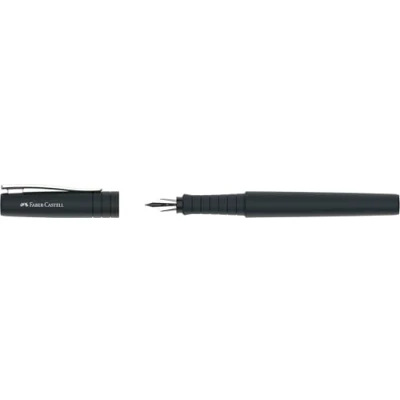 Abbildung von FABER CASTELL 241006 Füller Poly Pen, Federbreite F, Füllfederhalter schwarz
