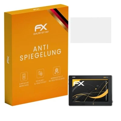 Abbildung von atFoliX Panzerfolie kompatibel mit Blackmagic Design Video Assist 7 12G HDR Schutzfolie, entspiegelnde und stoßdämpfende FX Folie