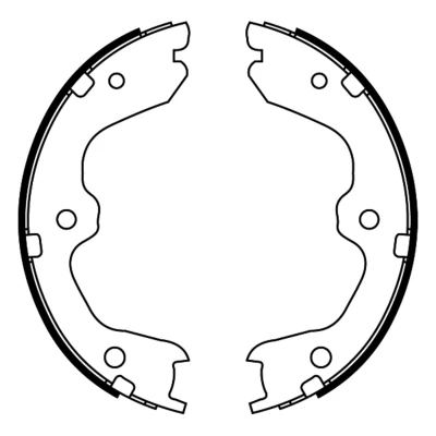 Abbildung von ABE C01067ABE Handbremsbeläge Hinterachse NISSAN: 350Z Coupe, Roadster