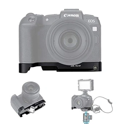 Abbildung von JJC Metallhandgriff für Canon EOS R8 RP Kamera, Arca Type Schnellwechselplatte, Ersetzt EG E1 Handgriff, Schwarz