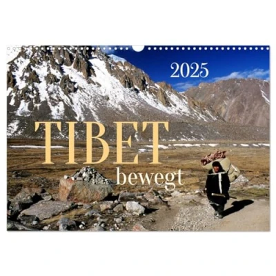 Abbildung von Tibet bewegt (Wandkalender 2025 DIN A3 quer), CALVENDO Monatskalender