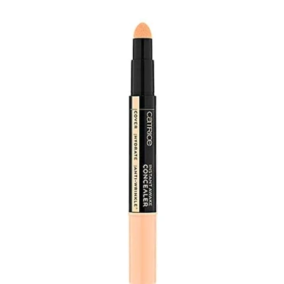 Abbildung von Catrice Instant Awake Concealer, Abdeckstift, Nr. 020 Warm Honey, nude, für Mischhaut, Anti Aging, aufhellend, pflegend, glättend, langanhaltend, natürlich, vegan, ölfrei, ohne Parfüm (1,8ml)