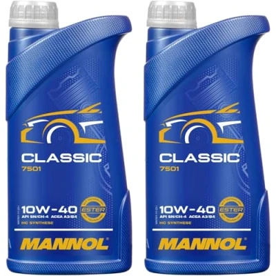 Abbildung von QR Parts Set 85447706 MN7501 1 2L Original MANNOL Classic 10W 40 API SN/SM/CF Öl Motoröl