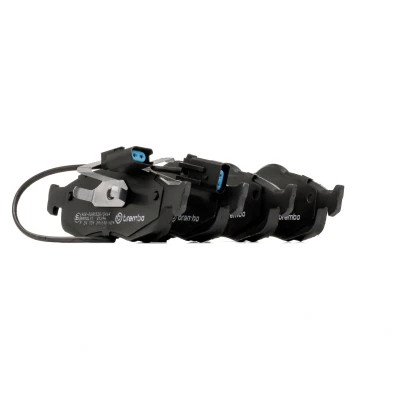 Abbildung von BREMBO P 24 034 Bremsbelagsatz inkl. Verschleißwarnkontakt mit Kolbenclip Zubehör FORD: SCORPIO 1, MONDEO 2 Kombi,