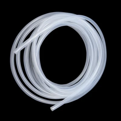 Abbildung von iMeistek Silikonschlauch 8mm ID x 10mm OD 6 Meter, Flexibler Lebensmitteltaugliche Schlauch Wasser Luft Rohr Transparent
