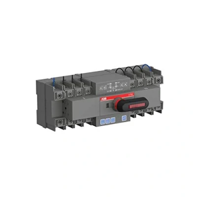 Abbildung von ABB OTM63F4C21D400C Automatischer Switch 63A 4 polig Eingänge Top in