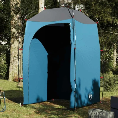 Abbildung von Wasserdichte blaue Duschzelt für den Außenbereich