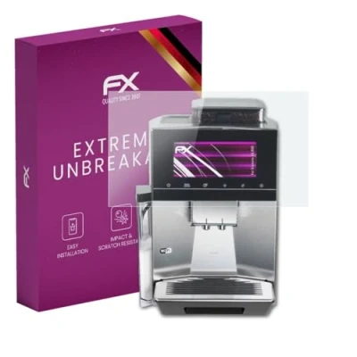 Abbildung von atFoliX Glasfolie kompatibel mit Siemens EQ.900 Panzerfolie, 9H Hybrid Glass FX Schutzpanzer Folie