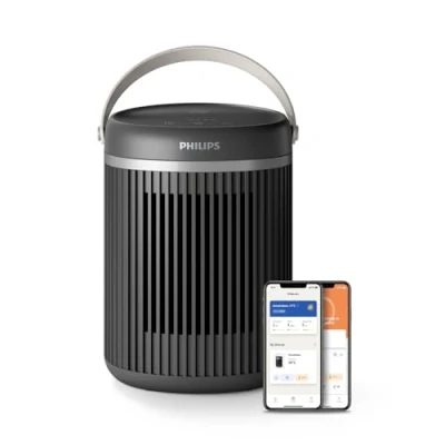 Abbildung von Philips Heizlüfter &quot;aus Keramik, Kompakt 3000 Series CX3120/01, spart bis zu 50 % Energie&quot;, 2000 W, mit schnellem Aufheizen in nur 2 Sekunden, der Air+ App verbunden