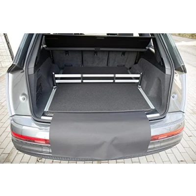 Abbildung von tuning art 2923 Kofferraummatte passend für Audi Q7 2 4M 2015 3 teilig mit Ladekantenschutz