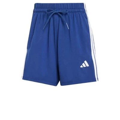 Abbildung von adidas Female Essentials 3 Streifen Cotton Shorts, S, dunkelblau/weiß
