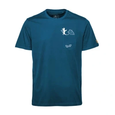 Abbildung von Forsberg TASCHENBÄR Forestry Tshirt print, Herren, Größe: 3XL, Blau