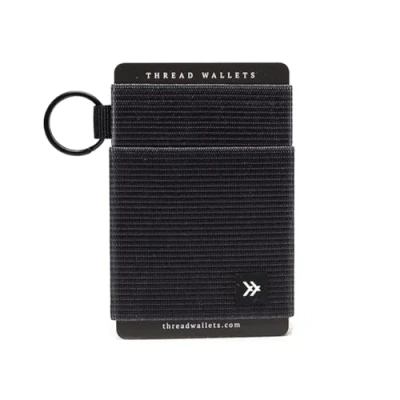 Abbildung von Thread Wallets Slim Minimalist Wallet Front Pocket Credit Card Holder (One Size, Black)