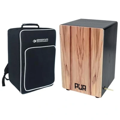 Abbildung von Pur Percussion Cajon PC2399 Vision Pro Satin Nuss mit Tasche,Inkl. Sitzpad, Tasche