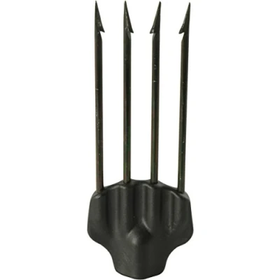 Abbildung von Cressi 1946 Erwachsene Mutliprong Nylon 3 Points INOX Multiprong Prong, Schwarz, Uni
