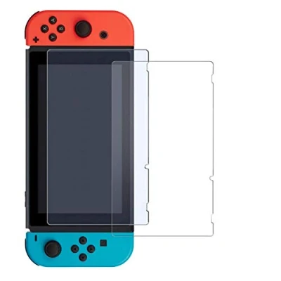 Abbildung von HOUSON 2 Stück Folie Glas Schutzfolie Panzerglas Displayschutzfolie Screen Protector HD löschen für Nintendo Switch 2017 , 9H Hardness aus gehärtetem Glas(0.26mm)