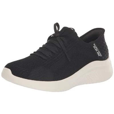 Abbildung von Skechers Damen Hands Free Ultra Flex 3.0 Brilliant Path Sneaker, Schwarz, 38 EU Weit