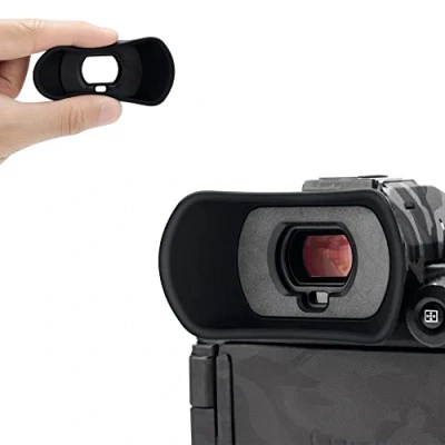 Abbildung von KIWIFOTOS Kamera Extended Augenmuschel Okular Kompatibel mit Panasonic Lumix S5 Kamera, Sucherschutz Zubehör