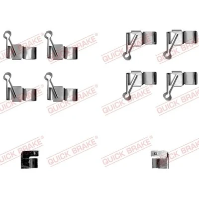 Abbildung von Zubehörsatz, Scheibenbremsbelag QUICK BRAKE 109 1238