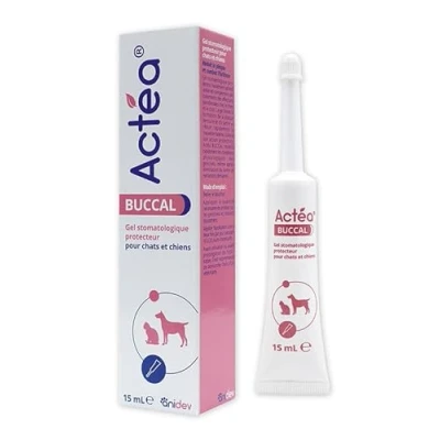 Abbildung von Anidev Actéa Mundgeruch beruhigendes Gel für Hunde und Katzen Naturprodukt 15 ml