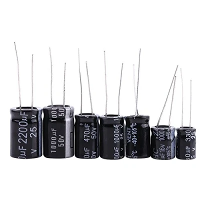 Abbildung von 25 Werte X 5pcs = 125pcs Elektrolyt Kondensator Sortiment Kit Low Voltage 1uf 2200uf Für Elektronische Diy