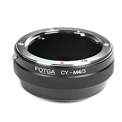 Abbildung von Fotga Objektivadapter für Kontakt Yashica C/Y Objektiv an Panasonic Olympus Micro 4/3 Camera Pen E PL6 PL7 PL8 PL9 M OM D M5 M10 Mark II III Lumix GH4 GH5 GH5s
