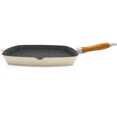 Abbildung von Krüger Steakpfanne &quot;Einsenguss Grill / SAVANNA, 28 x 28cm&quot;, Gusseisen, (1 tlg.), für Induktions Kochfelder geeignet