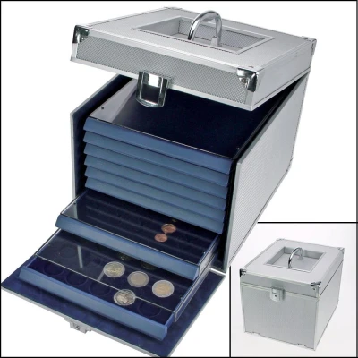 Abbildung von Safe, Koffer, Alu, Nova passend für: 8 Stapelelemente Abm: 210x220x265 mm. pro Stk.
